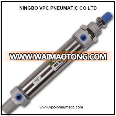 ISO6432 Stardard Double Acting Stainless Steel Mini Pneumatic Cylinder