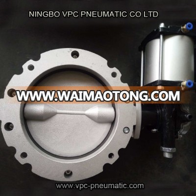 Aluminum Alloy Double Powder Pneumatic Butterfly Valve