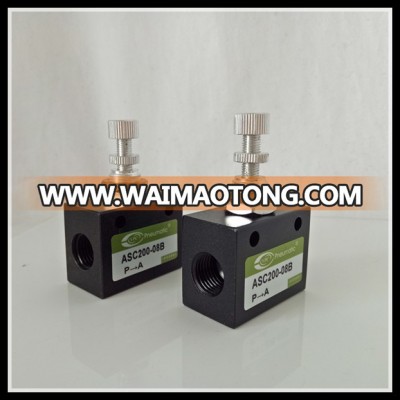 one-way throttle valve