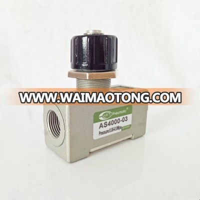 flow control valve check hand slide one way big flow control shuttle quick exhausting valve