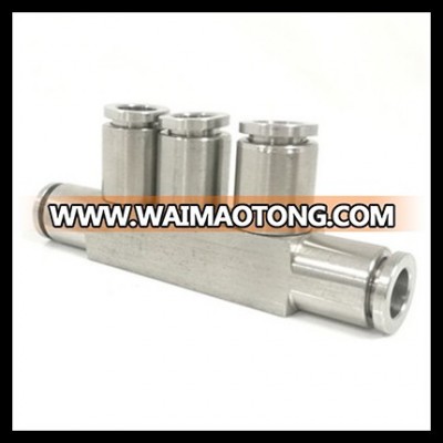 stainless steel pneumatic fitting pipe fitting pneumatic connector PK06