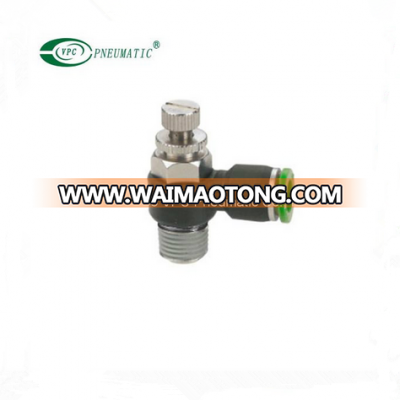 plastic pneumatic fitting flow control valve pipe fitting hand valve hand fitting