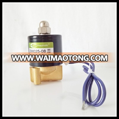 2W series solenoid valve 2W025-08 water valve brass water valve