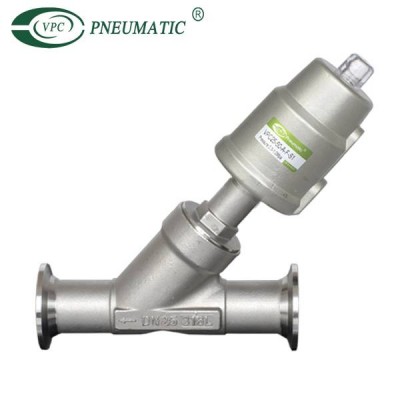 Full Stainless Steel Pneumatic Angle Seat Valve